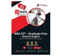 Nra Cet Graduation Pass General English Book 2023 - 12 Topic-Wise Solved Tests (National Recruitment Agency Common Eligibility Test) With Free Access To Online Tests