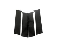 NRAAUEPO Garniture Pilier Fenêtre Porte Voiture pour P&eugeot 206 1998-2012 Autocollants Noirs pour Garniture de Montant de fenêtre portière Voiture