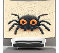 NRAOPEVVD Araignées 3D Effet Tapisserie Art Mural Tapisserie Murales Tapisserie Murale Tissu Pour Chambre Salon Serviette De Plage Tapisseries 150cmx200cm