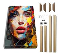 NRBMZYEN Cadre photo en bois à faire soi-même, cadre de peinture en bois pour photos sur le mur, 50 x 70 cm, 60 x 80 cm, cadres photo pour décoration d'intérieur (hauteur 35 cm, largeur 50 cm)