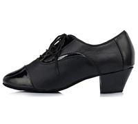 NRBMZYEN Chaussures de danse latine homme chaussures de danse latine homme cuir chaussures de danse adulte extérieur Samba Cha Cha Tango Salsa Chaussures de danse, blanc, 50