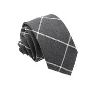 NRBMZYEN Cravate pour homme classique en coton de 6 cm faite à la main avec col fin rayé pour affaires mariage, Couleur 15, taille unique