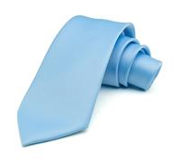 NRBMZYEN Cravate pour homme en polyester de 8 cm - Accessoire classique pour homme - Couleur unie - Rose vif - Conférence d'affaires, Couleur 15, taille unique