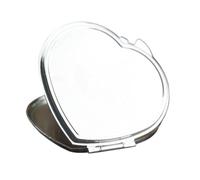 NRBMZYEN Lot de 10 mini miroirs de maquillage portables de poche ronds carrés en forme de cœur pliable double face (couleur E)
