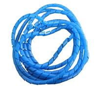 NRBMZYEN Manchon de câble en spirale de 6/8/10 mm pour câble de sertissage, manchon de câble enroulé, tuyau de mise en faisceau de ligne (Couleur bleue, 6MM_5MÈTRES)