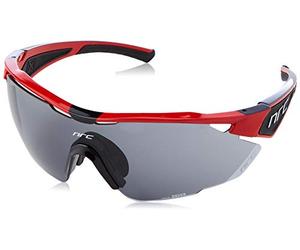 NRC Noir, Lunettes x3 Redoute v2 Rouge Unisexe Adulte, Taille Unique