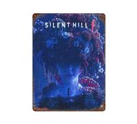 NRCKMIHRAE Poster de jeu Silent Hill F - Décoration murale moderne en métal - Décoration d'intérieur moderne - Décoration d'intérieur - Pour bar, boutique, cadeau vintage - 40 x 30 cm