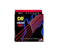 NRE-10 - Hi-Def Neon - Red, jeu guitare électrique, Medium 10-46