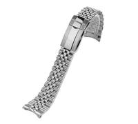 NRERDMT Bracelet de montre compatible avec Rolex Sub GMT Yacht Daytona, fermoir à bouton-poussoir de réglage fin, pièces de rechange de luxe compatibles avec le bracelet Jubilee 20 mm(21mm)
