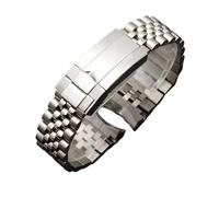 NRERDMT Bracelet de montre de luxe compatible avec Rolex Sub GMT Yacht Daytona for homme, pièces de rechange, accessoires, bracelet de montre Jubilee 20 mm