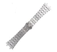NRERDMT Bracelet de montre en acier inoxydable 316L de 26 mm compatible avec les modèles AP 15400 et Audemars Piguet Royal Oak GA2100 2110 for homme