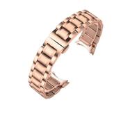 NRERDMT Bracelet de montre en acier inoxydable à extrémité incurvée, compatible avec Tissot 1853 Couturier T035 (18 mm, 22 mm, 23 mm, 24 mm) for femme et homme(Rosegold-Curved,23mm)