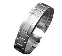 NRERDMT Bracelet de montre en acier inoxydable massif for homme, compatible avec Rolex Oyster Perpetual Datejust DAYTONA SUBMARINER, bracelet de luxe 20 mm(21mm)