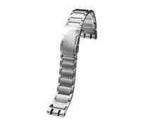 NRERDMT Bracelet de montre en alliage de titane for homme, accessoire à interface concave et convexe, compatible avec la série Tissot T-Race T115417A(Silver)