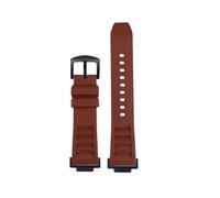 NRERDMT Bracelet de montre en caoutchouc fluoré modifié, compatible avec Casio DW5600 DW-5600 GW-B5600 GW-M5610 GA 110 100 120 GA2100 Series, étanche(Brown black pin)