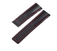 NRERDMT Bracelet de montre en cuir de veau noir compatible avec la montre Tag Heuer Aquaracer 300 Carrera F1 for homme(Black no buckle,20mm)