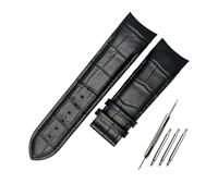 NRERDMT Bracelet de montre en cuir de veau véritable compatible avec les montres Tissot COUTURIER T035 T035617 627 T035439(Black NO Buckle,24mm)