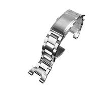 NRERDMT Bracelet de montre en métal compatible avec Casio G-Shock GST-B100 W300, chaîne de montre en acier de précision 410 310 S110 W130L 400G S310 S210 S120(Steel)