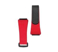 NRERDMT Bracelet de montre en nylon compatible avec Richard Mille RM011 RM3502 RM056, bracelet de montre en toile for homme(Red black)