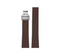 NRERDMT Bracelet de montre en silicone étanche compatible avec la série Patek Philippe Aquanaut 5067A-001, bracelet de montre en silicone 19 mm, résistant à la poussière et au caoutchouc(Brown SK)