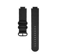 NRERDMT Bracelet de montre en toile for sports de plein air, compatible avec Casio AE1200 AE1300 A158W/A168 W-216H, bracelet de montre en nylon à bouche convexe for homme, 18 mm(Black-black)