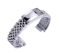 NRERDMT Bracelet de montre Jubilee 904 compatible avec Rolex Sub GMT Yacht Daytona for homme, chaîne de montre de luxe, accessoires de remplacement, 20 mm, 21 mm