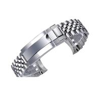 NRERDMT Bracelet de montre Jubilee 904 compatible avec Rolex Sub GMT Yacht Daytona for homme, chaîne de montre de luxe, accessoires de remplacement, 20 mm, 21 mm(20mm)