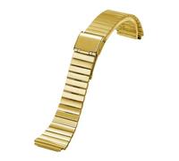NRERDMT Bracelet de montre vintage en métal, compatible avec Casio SGW400 F91W F84 F105/108/A158/168 AE1200/1300, bracelet en acier inoxydable de 18 mm(Type3 gold)