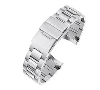 NRERDMT Bracelet en acier inoxydable 316 massif, compatible avec les bracelets en acier Longines Concas séries L3.642.4 et L3.781.4, accessoires de chaîne de montre 21 mm