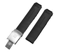 NRERDMT Bracelet en caoutchouc silicone compatible avec la montre Tissot Touch Collection Expert Solar Series T091T013 T081, noir et orange, for homme, 20 mm et 21 mm(Black silver,21mm)