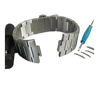 NRERDMT Bracelet réglable en acier inoxydable massif, compatible avec les montres Tissot PRX PowerMatic 80 T137410A/T137407A à dégagement rapide, 12 mm, for homme
