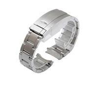 NRERDMT Bracelets de montre compatibles avec Rolex SUBMARINER DAYTONA Yacht-Master GMT, fermoir Glidelock, bracelet en acier inoxydable 904, 20 mm, 21 mm(Silver,21mm)