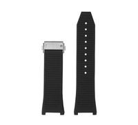 NRERDMT Compatible avec le bracelet de montre F80 Sports Series, étanche, en silicone, noir, for homme, 26 mm(Black-silver)