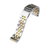 NRERDMT Compatible avec les bracelets de montre de précision en acier for homme Breitling Air Time Avenger Blackbird Super Ocean Culture Series (22 mm, 24 mm)(Silver gold,24mm)