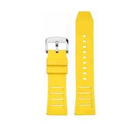 NRERDMT Compatible avec les bracelets de montre for homme Casio GA-2000/2200/2300 PRG-600 Fuoro en caoutchouc 24 mm Noir/Orange/Bleu/Vert/Jaune(Yellow sk)