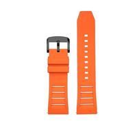 NRERDMT Compatible avec les bracelets de montre for homme Casio GA-2000/2200/2300 PRG-600 Fuoro en caoutchouc 24 mm Noir/Orange/Bleu/Vert/Jaune(Orange bk)