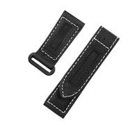 NRERDMT Compatible With Panerai Lumino PAM01118/PAM01661/PAM441 watchband Sticky carbon fiber check nylon Large dial men's Bracelet accessories(Balck black,26mm)