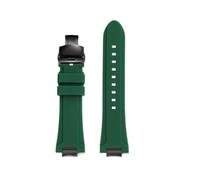 NRERDMT Kit de modification MTG-B3000, bracelet de montre en résine et silicone, compatible avec Casio MTG-B3000B, bracelet de montre en caoutchouc étanche, amovible et modifié.(Green-black-A)