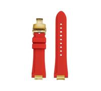 NRERDMT Kit de modification MTG-B3000, bracelet de montre en résine et silicone, compatible avec Casio MTG-B3000B, bracelet de montre en caoutchouc étanche, amovible et modifié.(Red-gold-A)