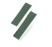 NRERDMT Rubber Silicone Watch Strap Watchband Compatible With Longines Strap Compatible With Conquest HydroConquest L3.742 782 Series 21mm(Green-No buckle)