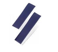 NRERDMT Rubber Silicone Watch Strap Watchband Compatible With Longines Strap Compatible With Conquest HydroConquest L3.742 782 Series 21mm(Blue-No buckle)