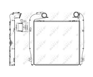 NRF 30361 Échangeur De Chaleur En Aluminium