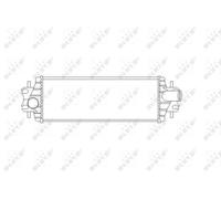 NRF 30876 Intercooler, échangeur pour NISSAN,OPEL,RENAULT,VAUXHALL