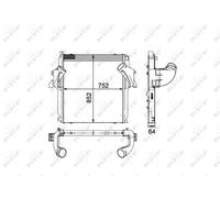 NRF 30905 Intercooler, échangeur pour MERCEDES-BENZ