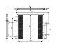 Condenseur, climatisation NRF 350048