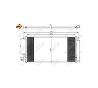 Condenseur, climatisation NRF 350067