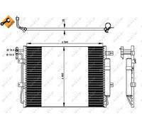 NRF 350330 Condenseur, climatisation pour LAND ROVER