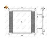 Condenseur de climatisation 35357 NRF pour FORD KA STREET KA