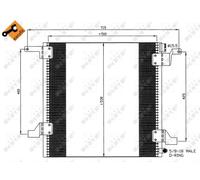 NRF 35579 Condenseur, climatisation pour MERCEDES-BENZ
