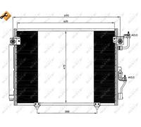 NRF 35619 Condenseur, climatisation pour MITSUBISHI